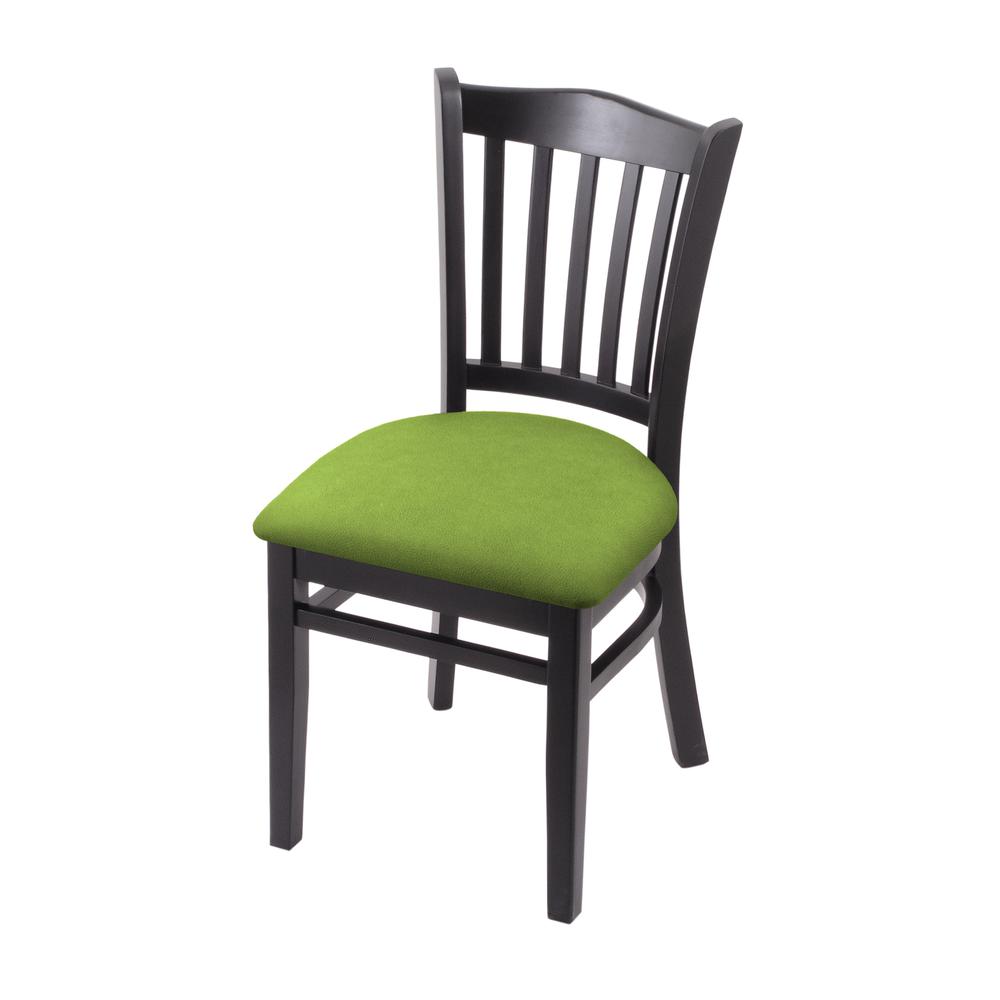 3120 18" Chair with Black Finish and Canter Kiwi Green Seat. Picture 1