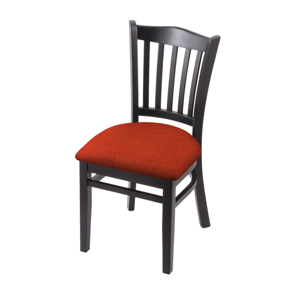 3120 18" Chair with Black Finish and Graph Poppy Seat. Picture 1