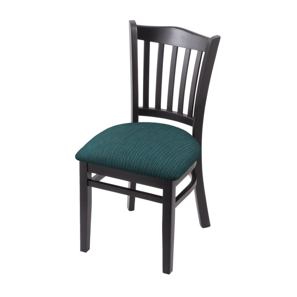 3120 18" Chair with Black Finish and Graph Tidal Seat. Picture 1