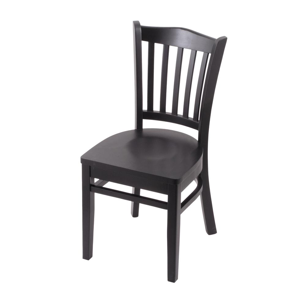 3120 18" Chair with Black Finish and Black Seat. Picture 1