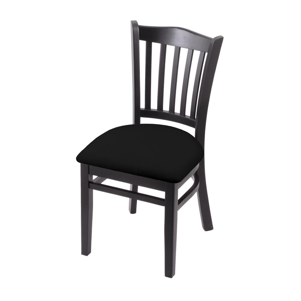 3120 18" Chair with Black Finish and Black Vinyl Seat. Picture 1