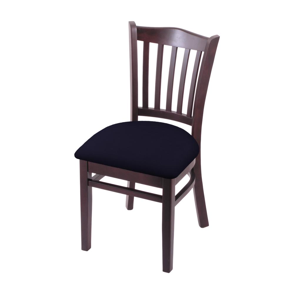 3120 18" Chair with Dark Cherry Finish and Canter Twilight Seat. Picture 1