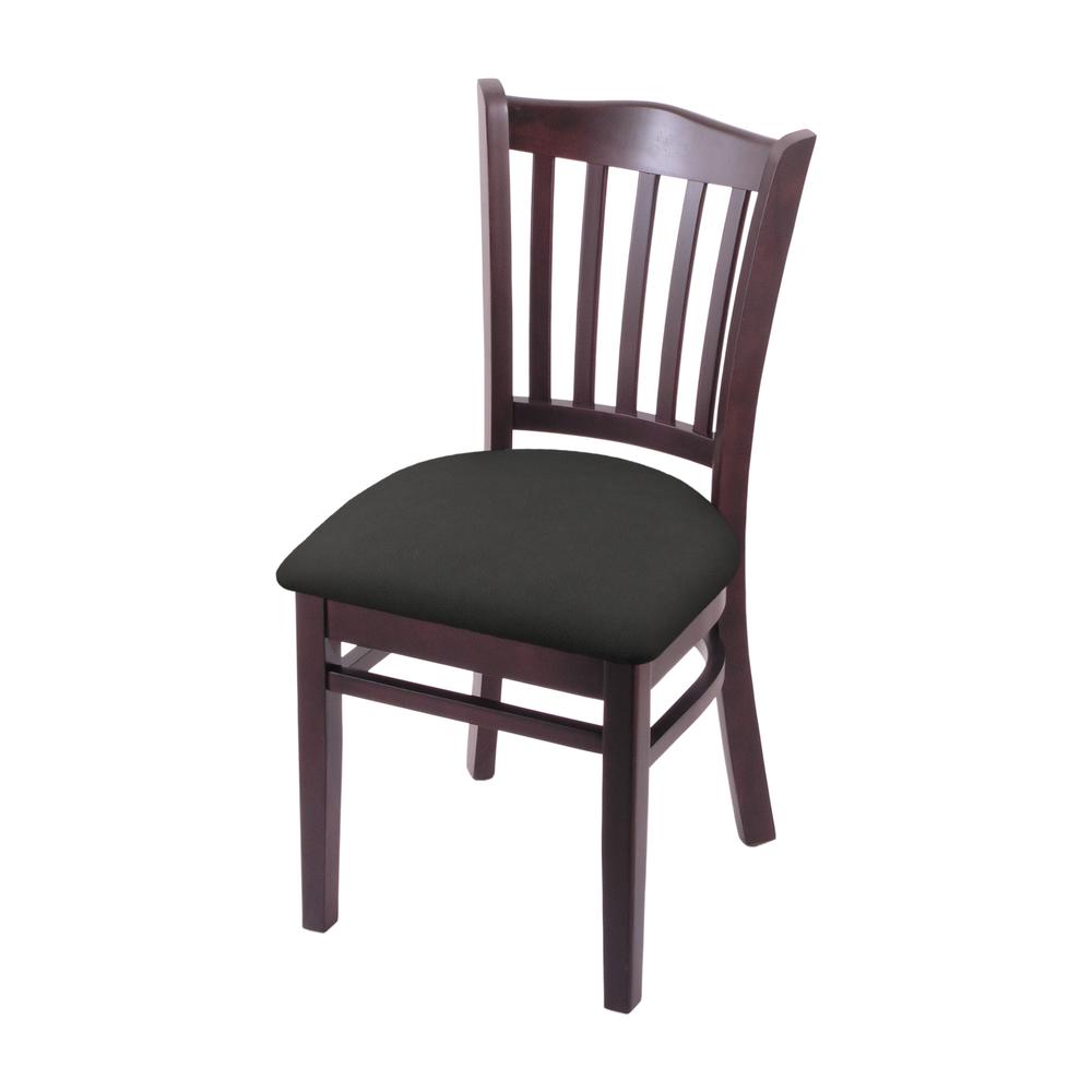3120 18" Chair with Dark Cherry Finish and Canter Iron Seat. Picture 1