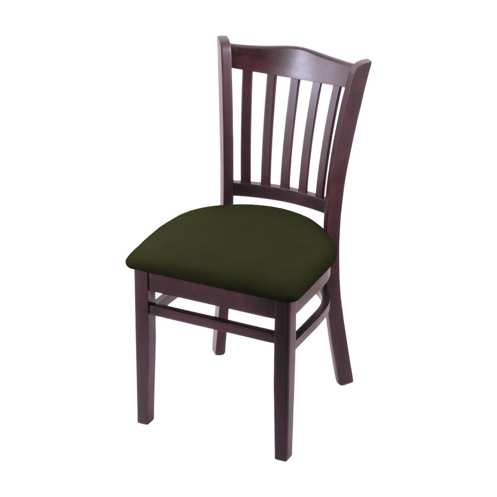 3120 18" Chair with Dark Cherry Finish and Canter Pine Seat. Picture 1