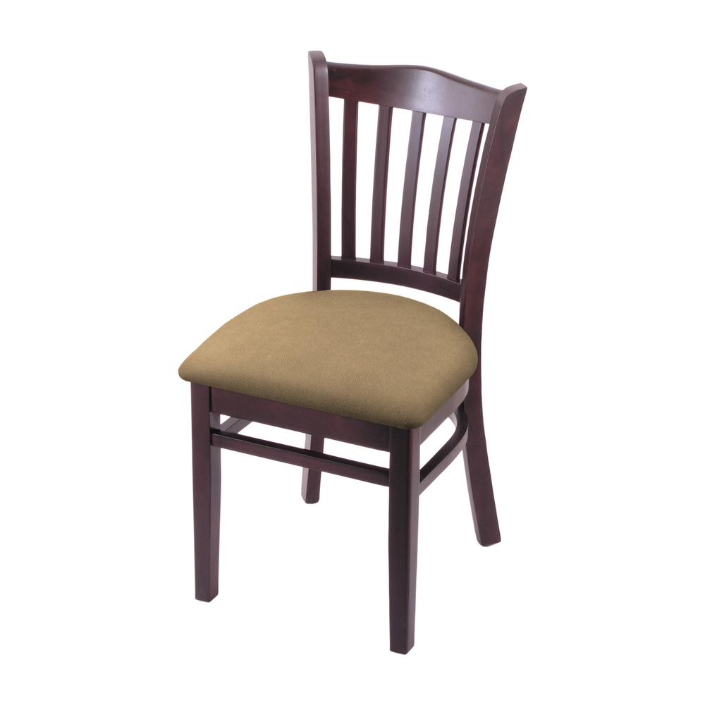 3120 18" Chair with Dark Cherry Finish and Canter Sand Seat. Picture 1