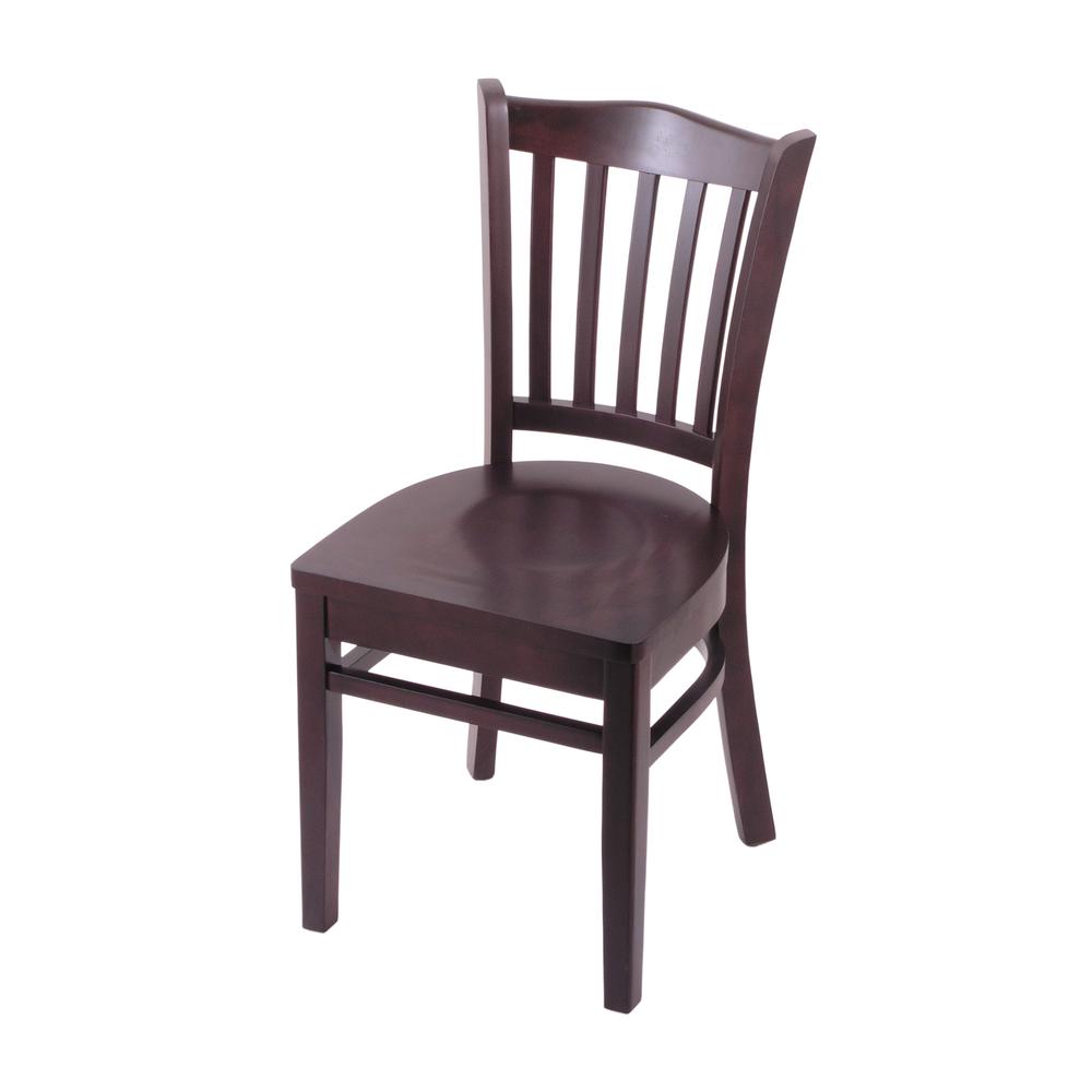 3120 18" Chair with Dark Cherry Finish and Dark Cherry Seat. Picture 1