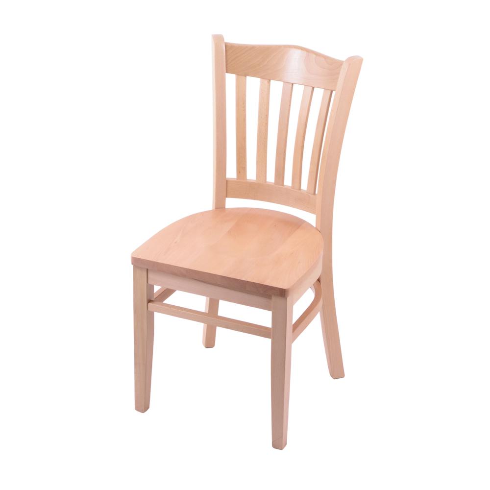 3120 18" Chair with Natural Finish and Natural Seat. Picture 1