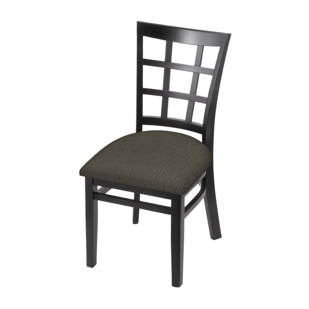3130 18" Chair with Black Finish and Graph Chalice Seat. Picture 1