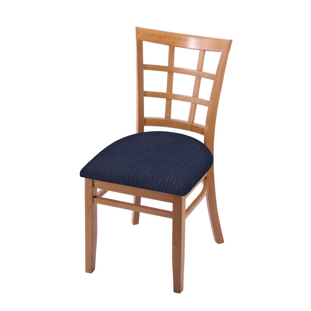 3130 18" Chair with Medium Finish and Graph Anchor Seat. The main picture.