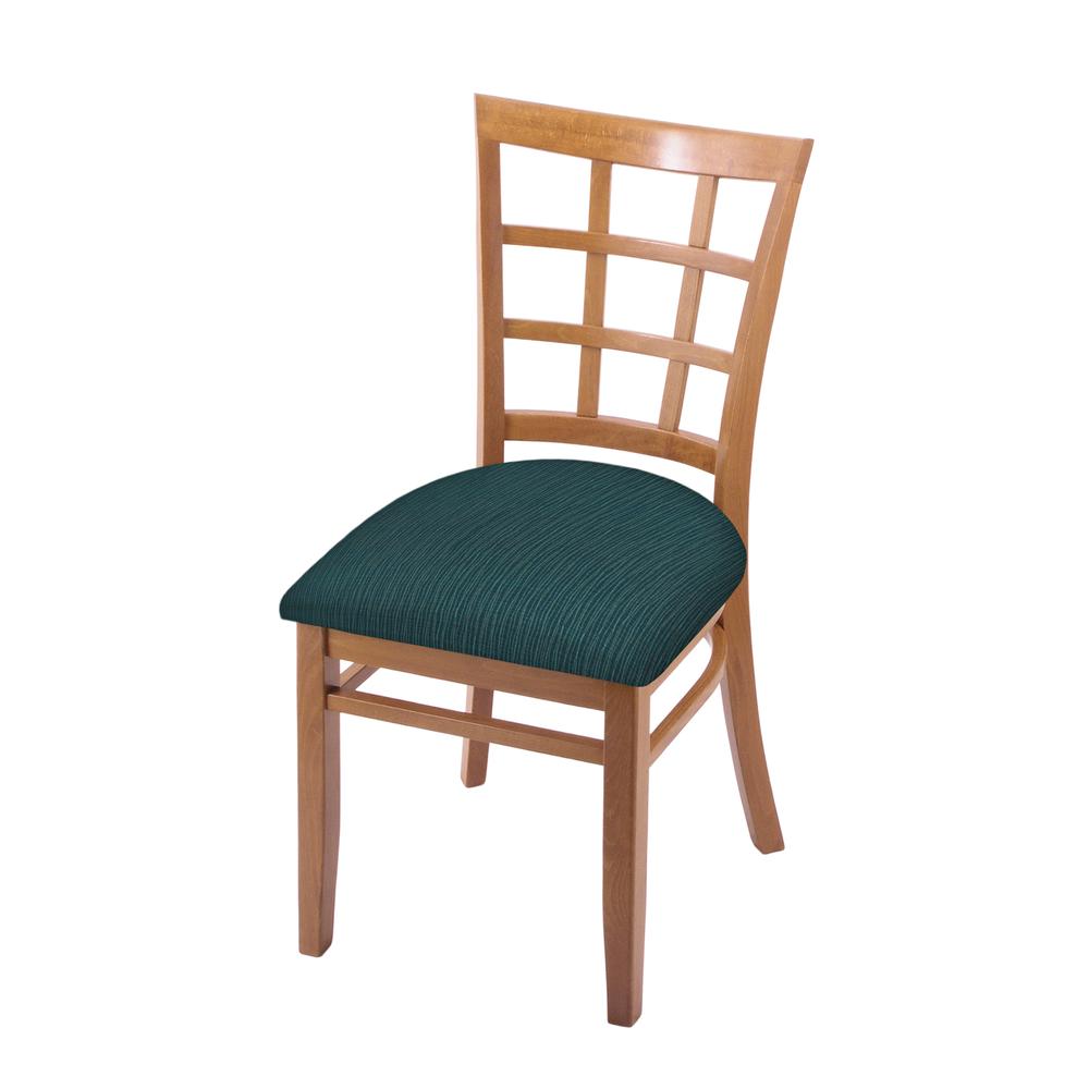 3130 18" Chair with Medium Finish and Graph Tidal Seat. Picture 1