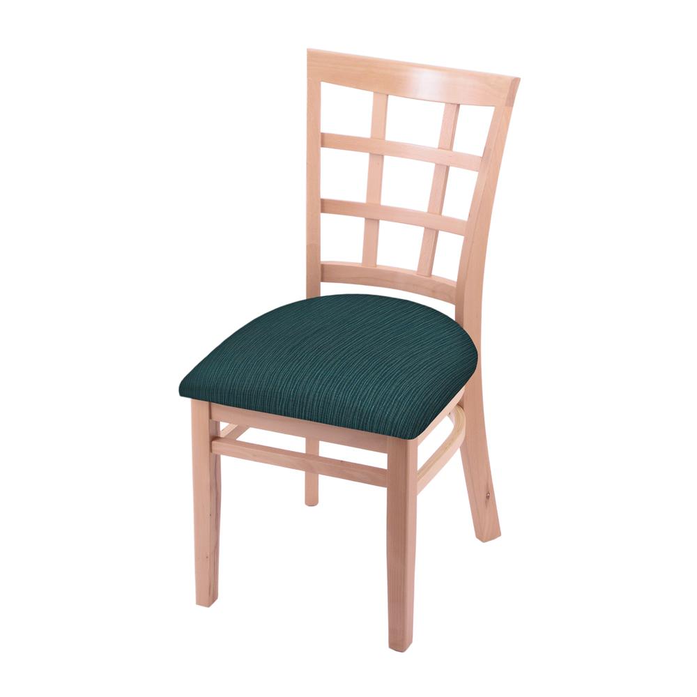 3130 18" Chair with Natural Finish and Graph Tidal Seat. Picture 1