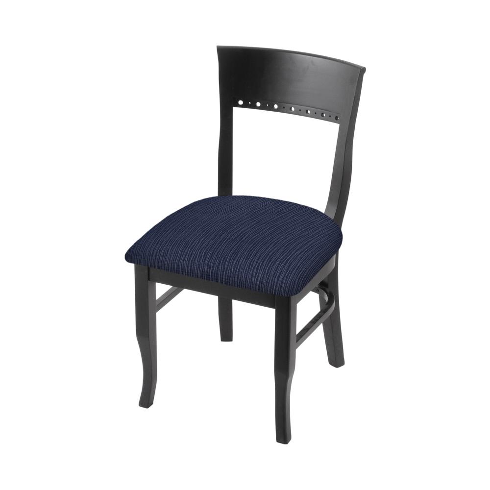 3160 18" Chair with Black Finish and Graph Anchor Seat. Picture 1