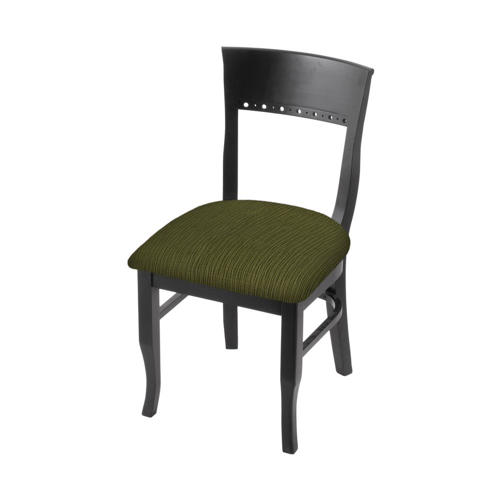 3160 18" Chair with Black Finish and Graph Parrot Seat. The main picture.