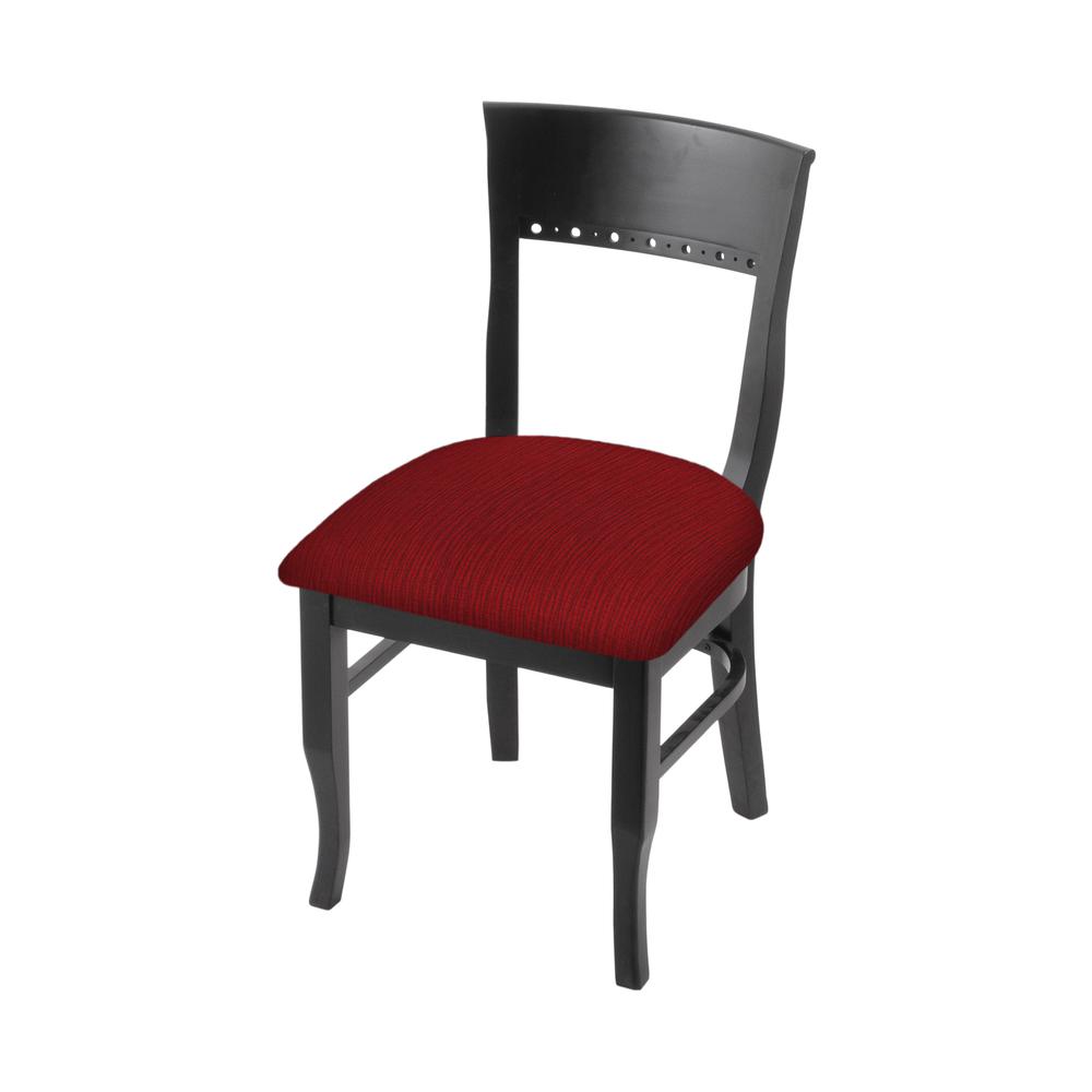 3160 18" Chair with Black Finish and Graph Ruby Seat. Picture 1