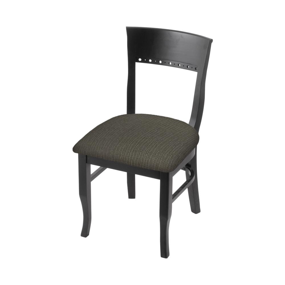 3160 18" Chair with Black Finish and Graph Chalice Seat. Picture 1