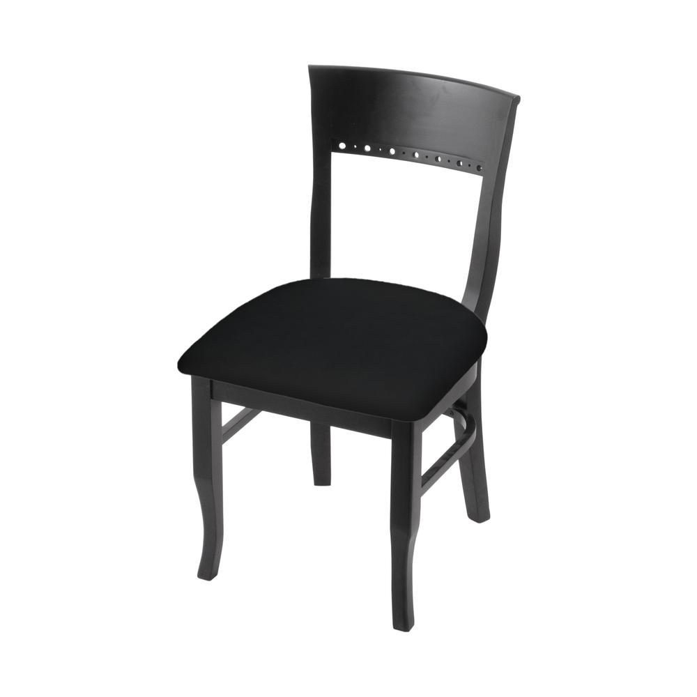 3160 18" Chair with Black Finish and Black Seat. The main picture.