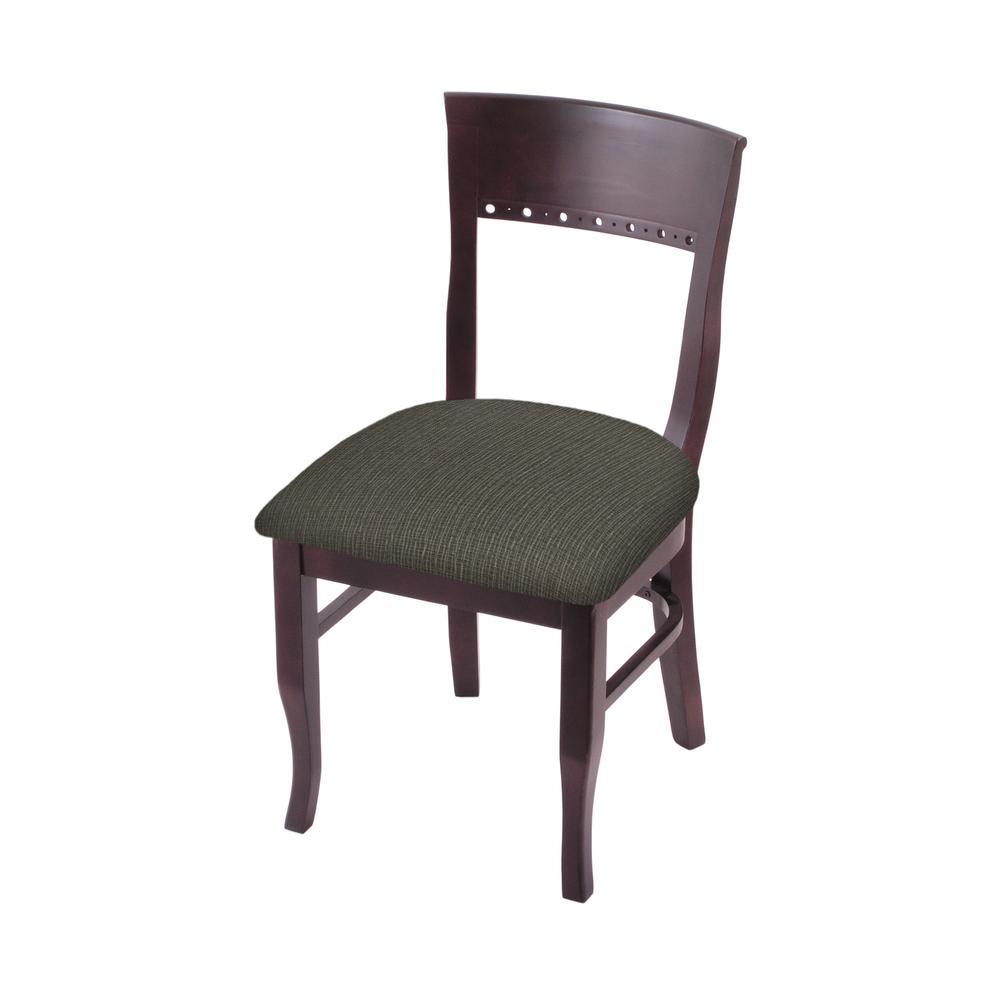 3160 18" Chair with Dark Cherry Finish and Graph Chalice Seat. Picture 1