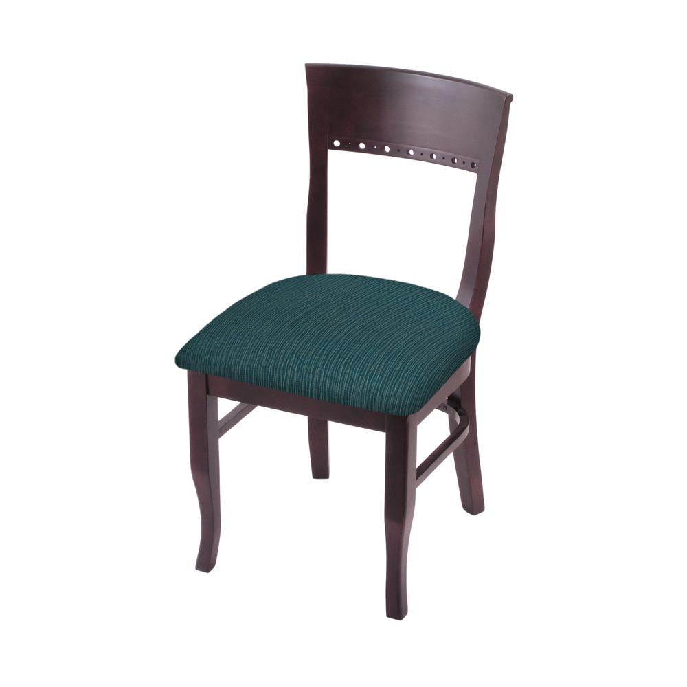 3160 18" Chair with Dark Cherry Finish and Graph Tidal Seat. Picture 1