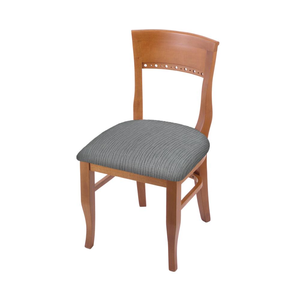 3160 18" Chair with Medium Finish and Graph Alpine Seat. Picture 1