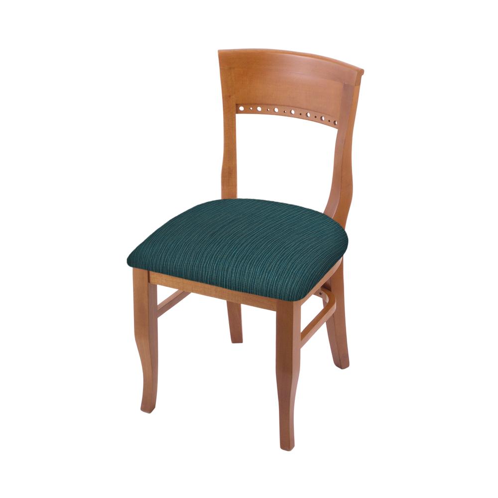3160 18" Chair with Medium Finish and Graph Tidal Seat. Picture 1