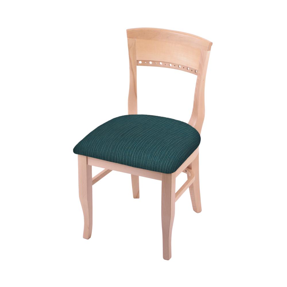 3160 18" Chair with Natural Finish and Graph Tidal Seat. Picture 1