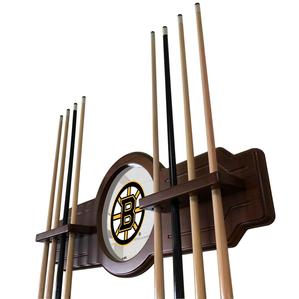 Boston Bruins Cue Rack in Chardonnay Finish. Picture 2