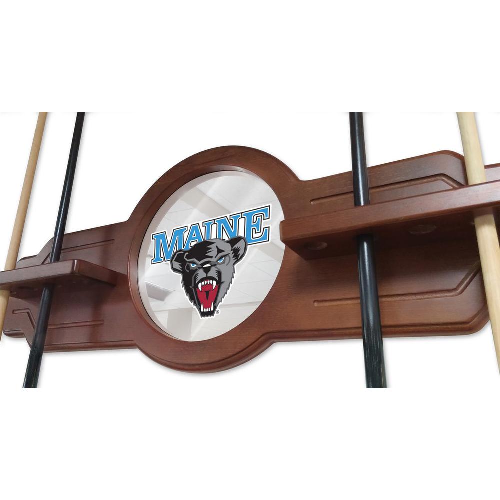 Maine Cue Rack in Navajo Finish. Picture 3