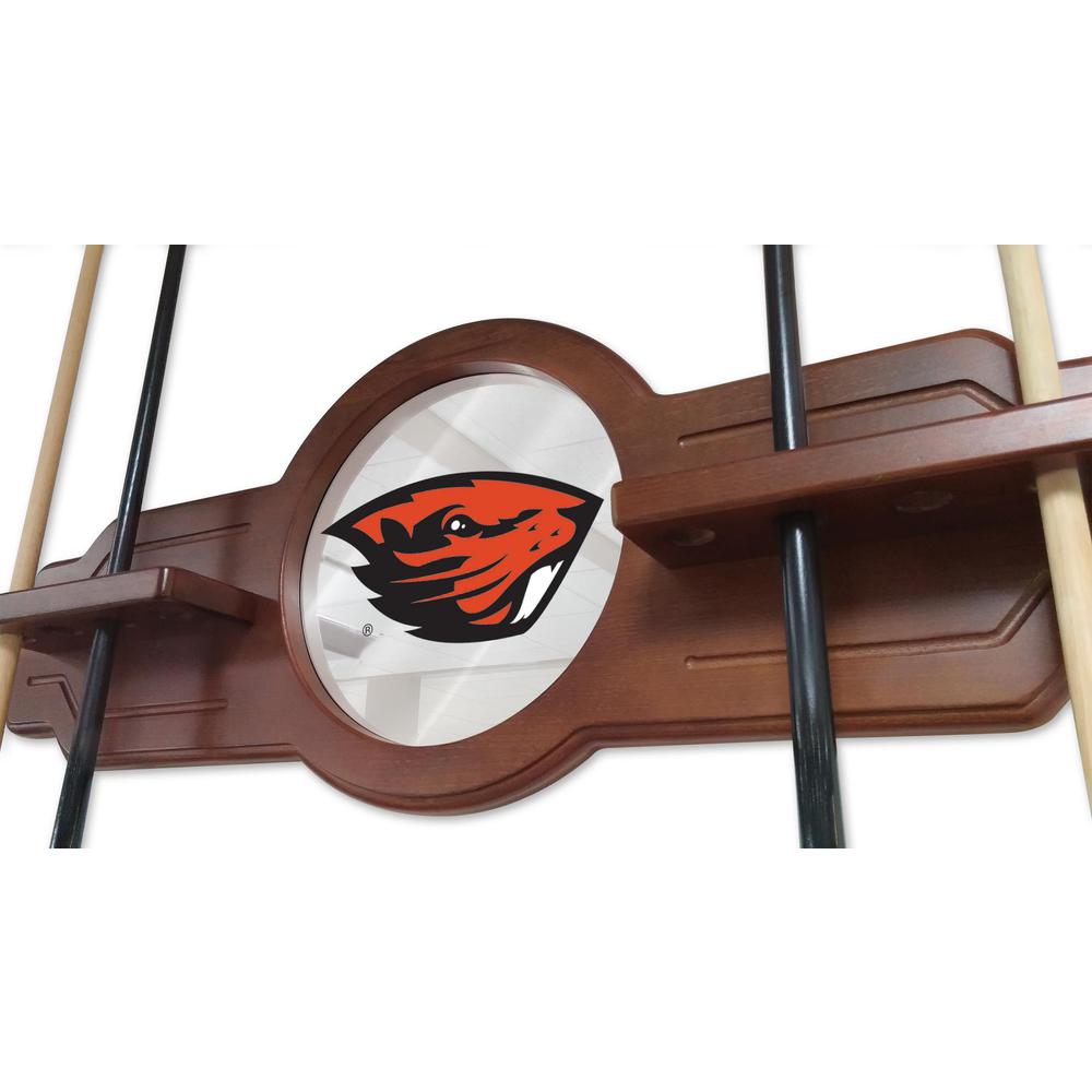 Oregon State Cue Rack in Navajo Finish. Picture 3