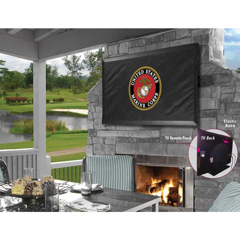 U.S. Marines TV Cover (TV sizes 60"-65") by Covers by HBS. Picture 1