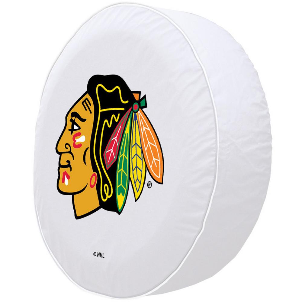 30 x 10 Chicago Blackhawks Tire Cover. Picture 2