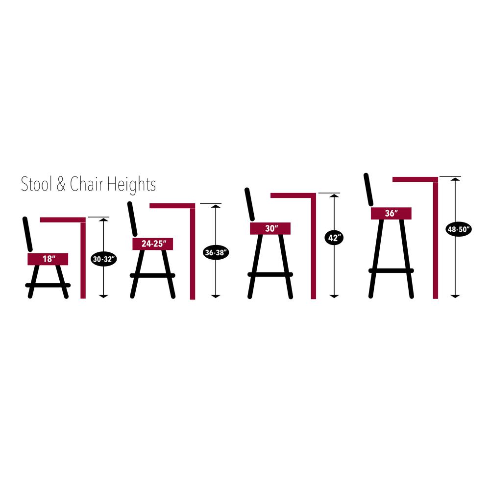 830 Voltaire 36" Swivel Counter Stool with Anodized Nickel Finish, Medium Back, and Graph Anchor Seat. Picture 2