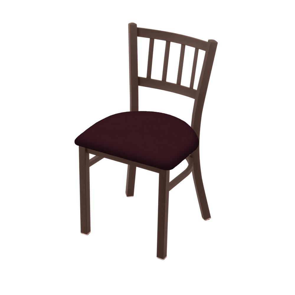 610 Contessa 18" Chair with Bronze Finish and Canter Bordeaux Seat. The main picture.