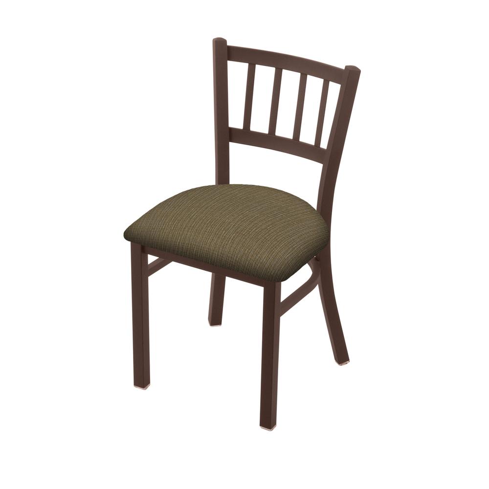 610 Contessa 18" Chair with Bronze Finish and Graph Cork Seat. Picture 1