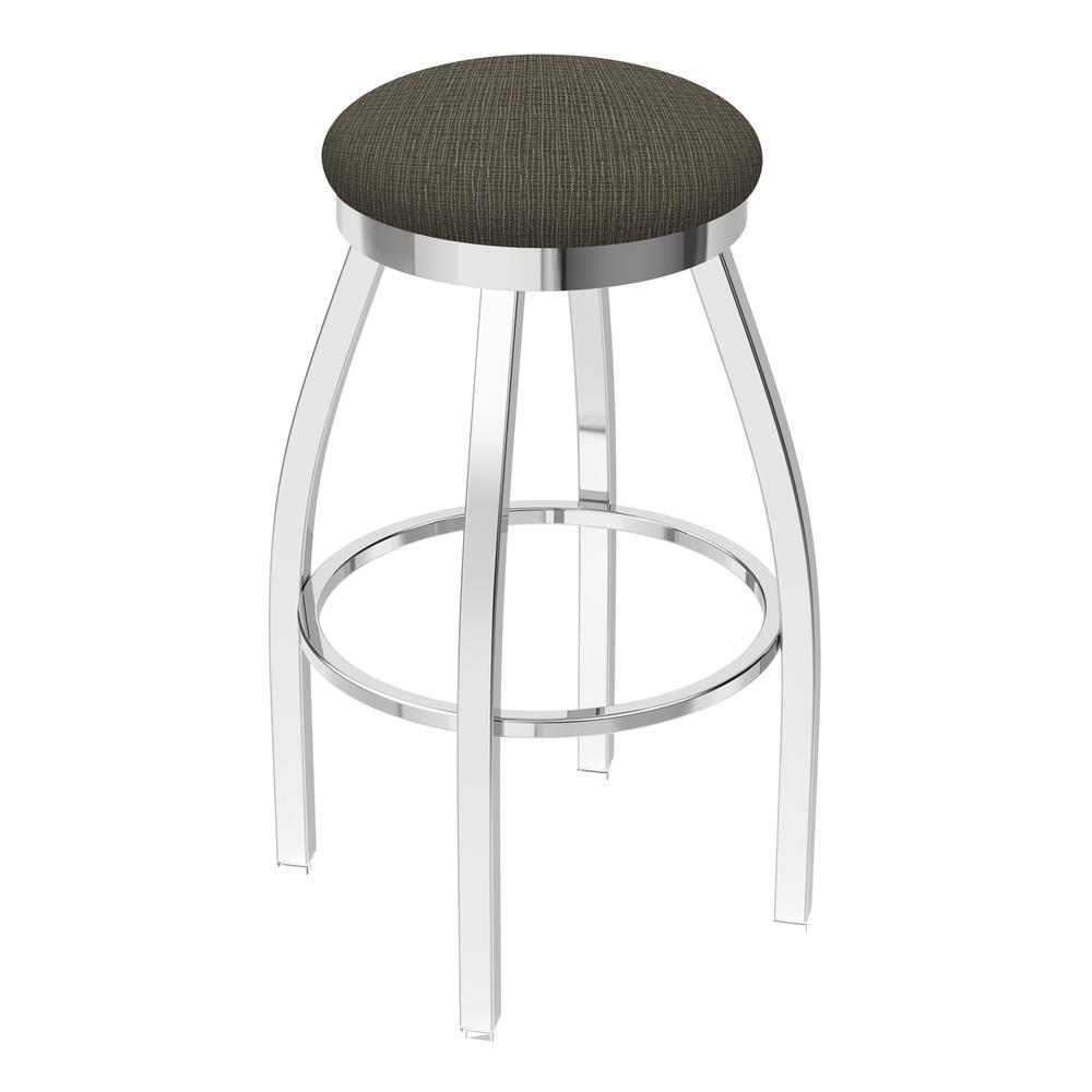 802 Misha 36" Swivel Extra Tall Bar Stool with Chrome Finish and Graph Chalice Seat. Picture 1