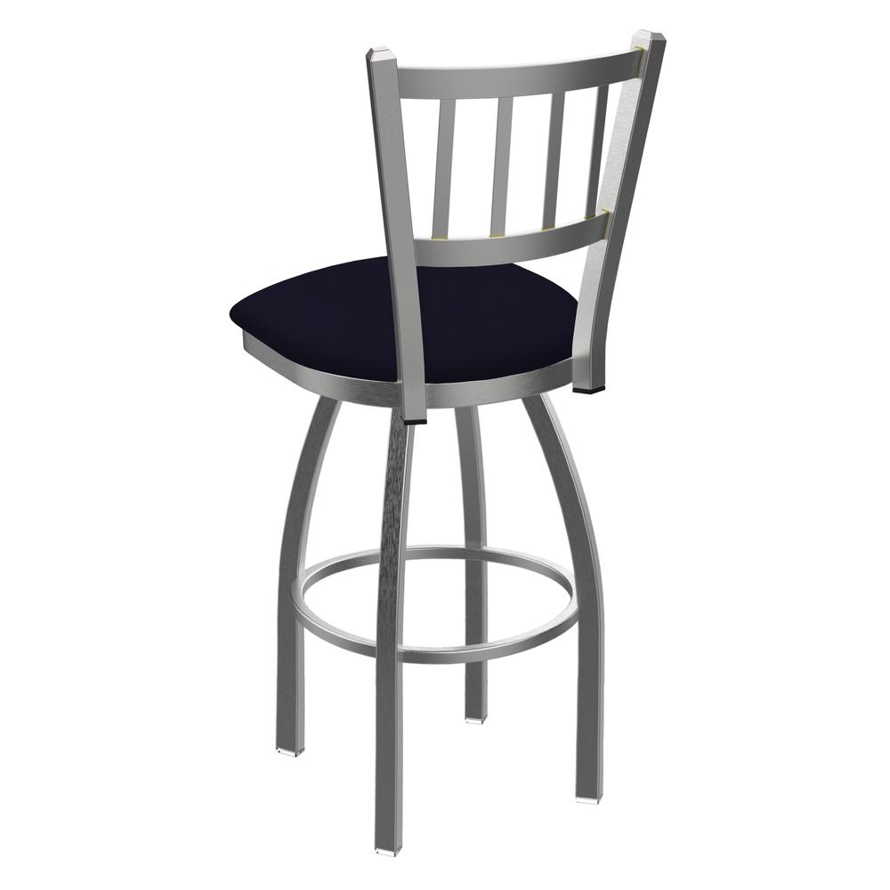 810 Contessa Stainless Steel 25" Swivel Counter Stool with Canter Twilight Seat. Picture 2