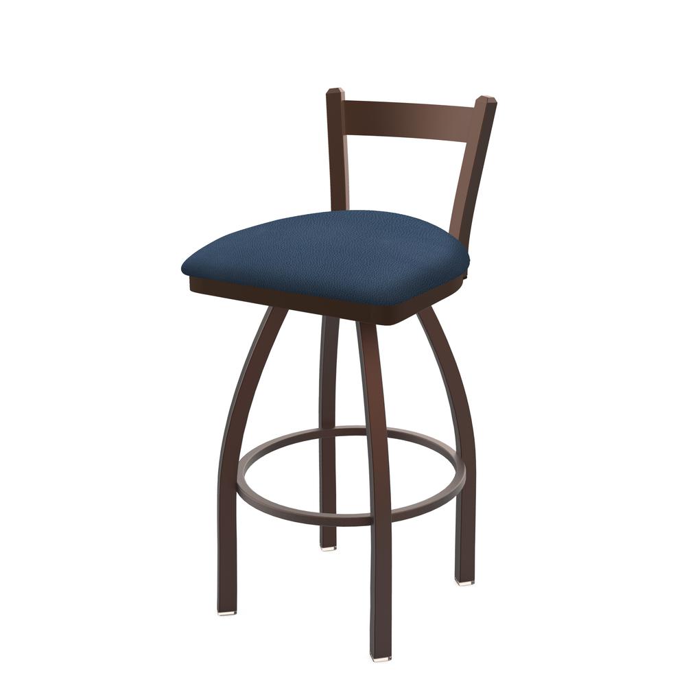 821 Catalina 30" Low Back Swivel Bar Stool with Bronze Finish and Rein Bay Seat. Picture 1