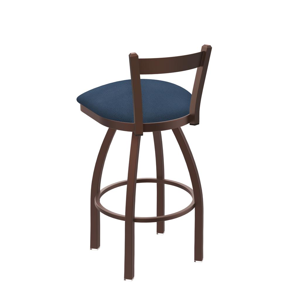 821 Catalina 30" Low Back Swivel Bar Stool with Bronze Finish and Rein Bay Seat. Picture 2