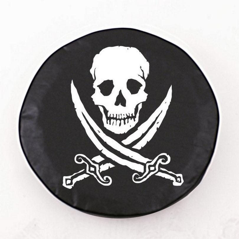 Jolly Roger (Rough) Tire Cover. Picture 1