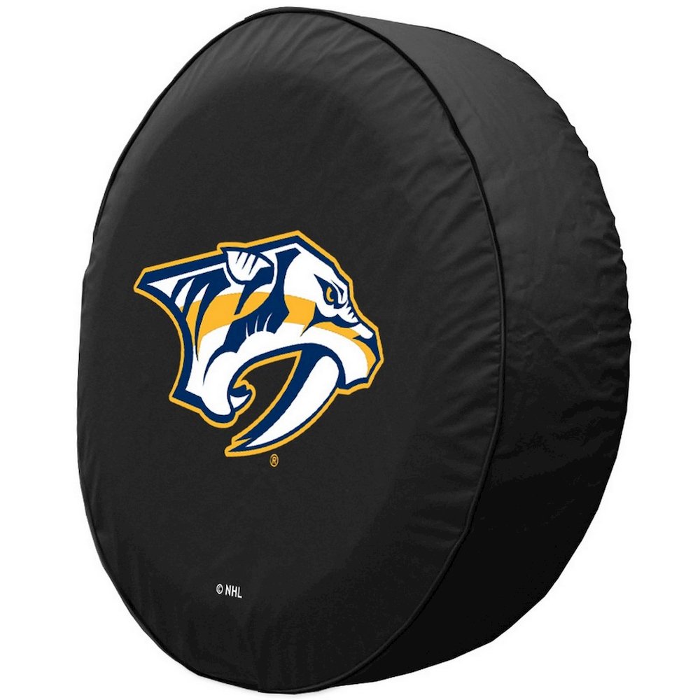 27 x 8 Nashville Predators Tire Cover. Picture 2