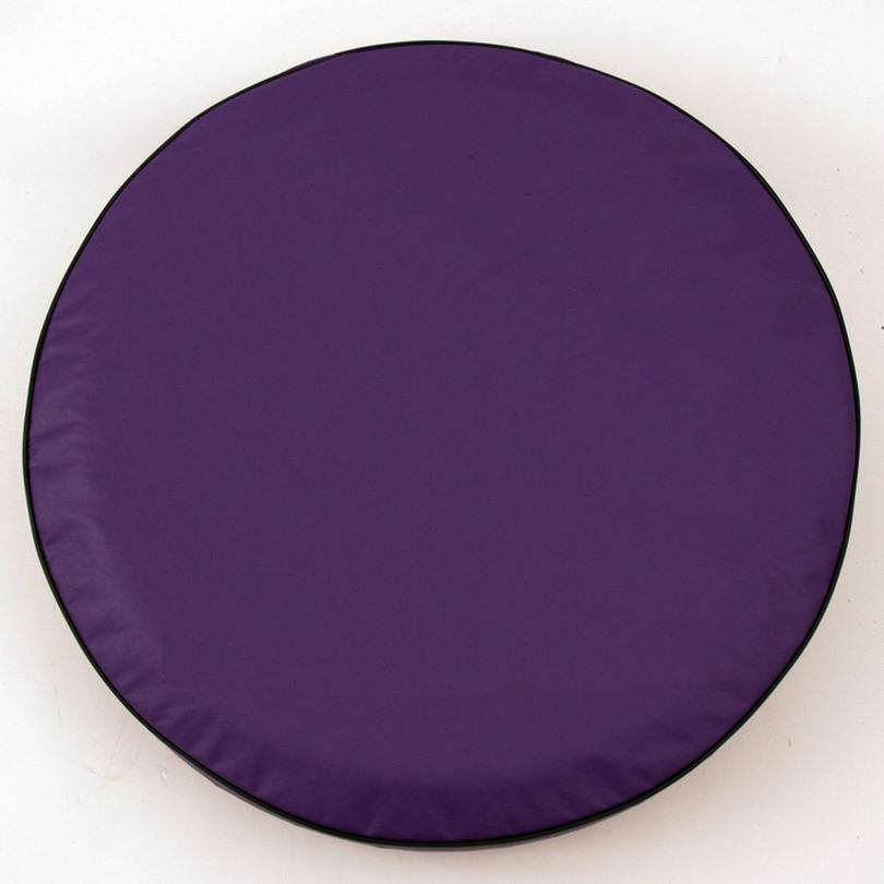 Plain Purple Tire Cover. Picture 1