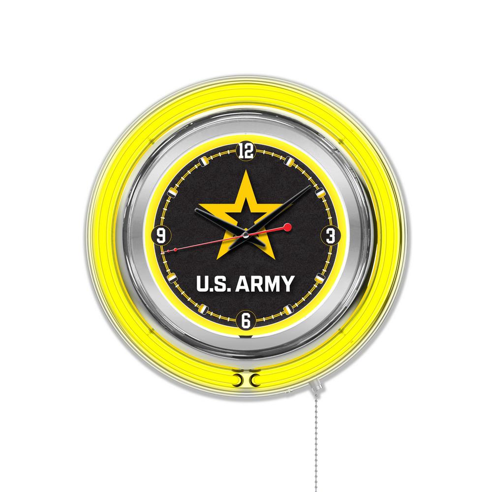 U.S. Army Neon Clock. Picture 1