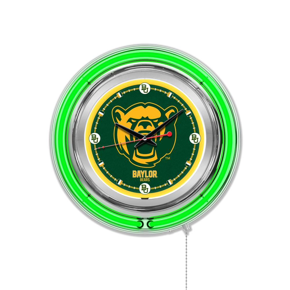 Baylor Neon Clock. Picture 1