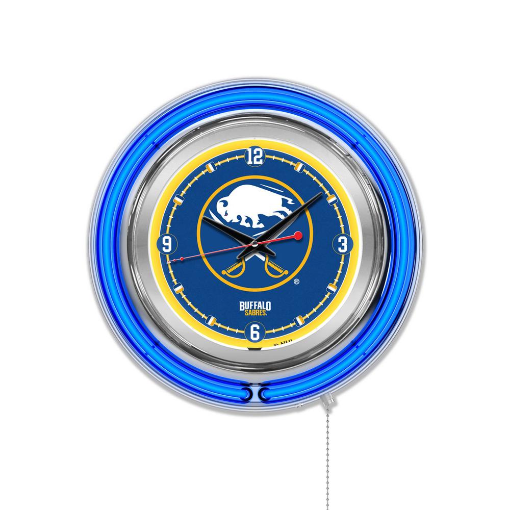 Buffalo Sabres Neon Clock. The main picture.