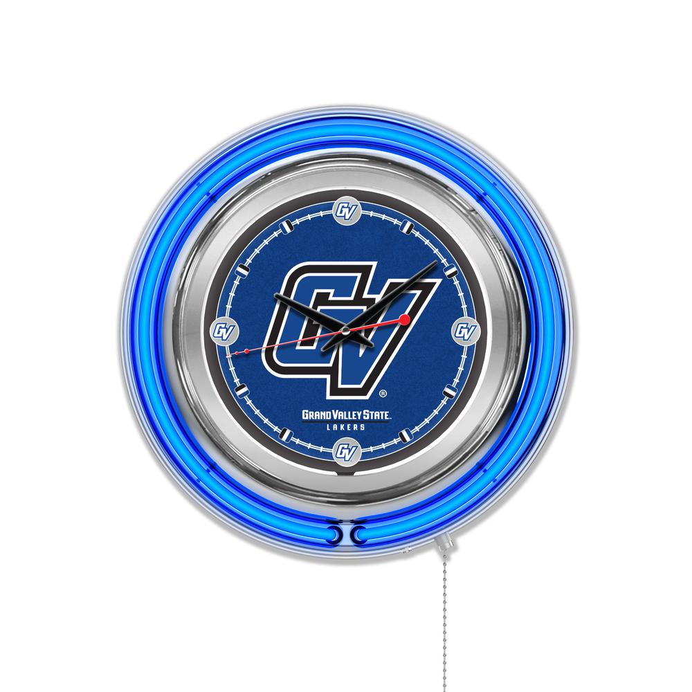 Grand Valley State Neon Clock. Picture 1