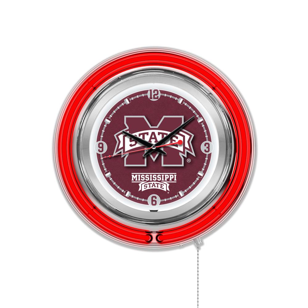 Mississippi State Neon Clock. Picture 1