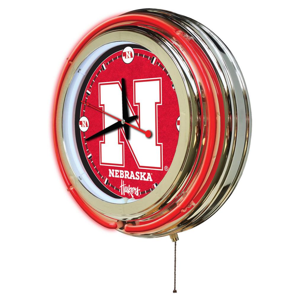 Nebraska Neon Clock. Picture 2