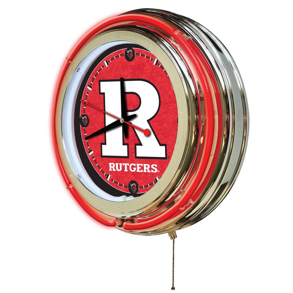 Rutgers Neon Clock. Picture 2