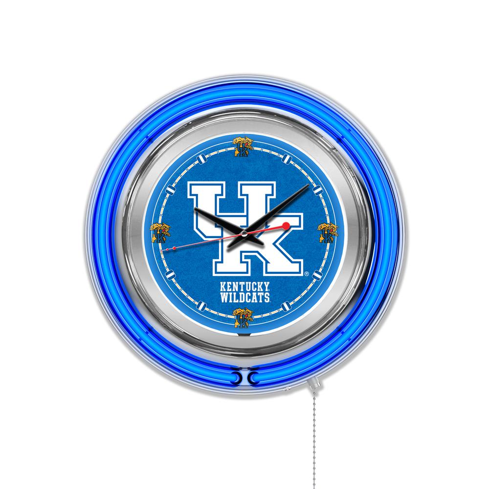 Kentucky "UK" Neon Clock. Picture 1
