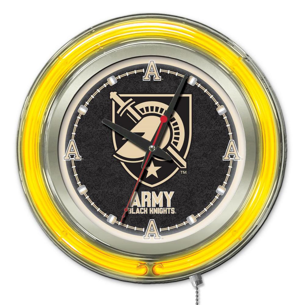 US Military Academy (ARMY) Neon Clock. Picture 1