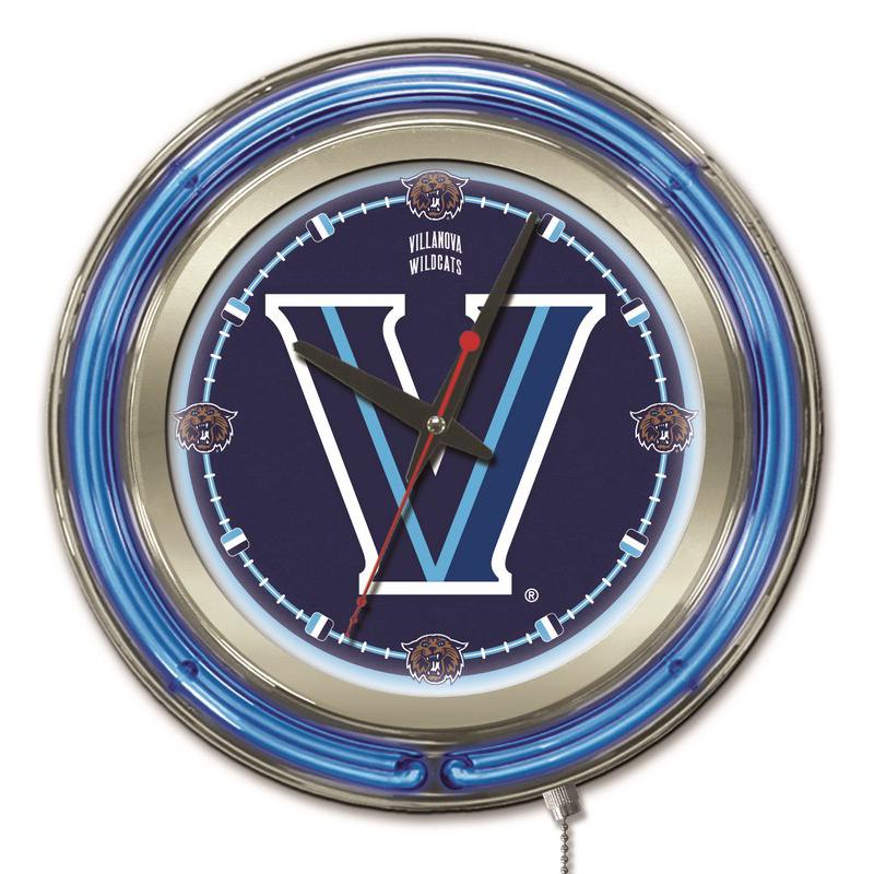 Villanova Neon Clock. The main picture.